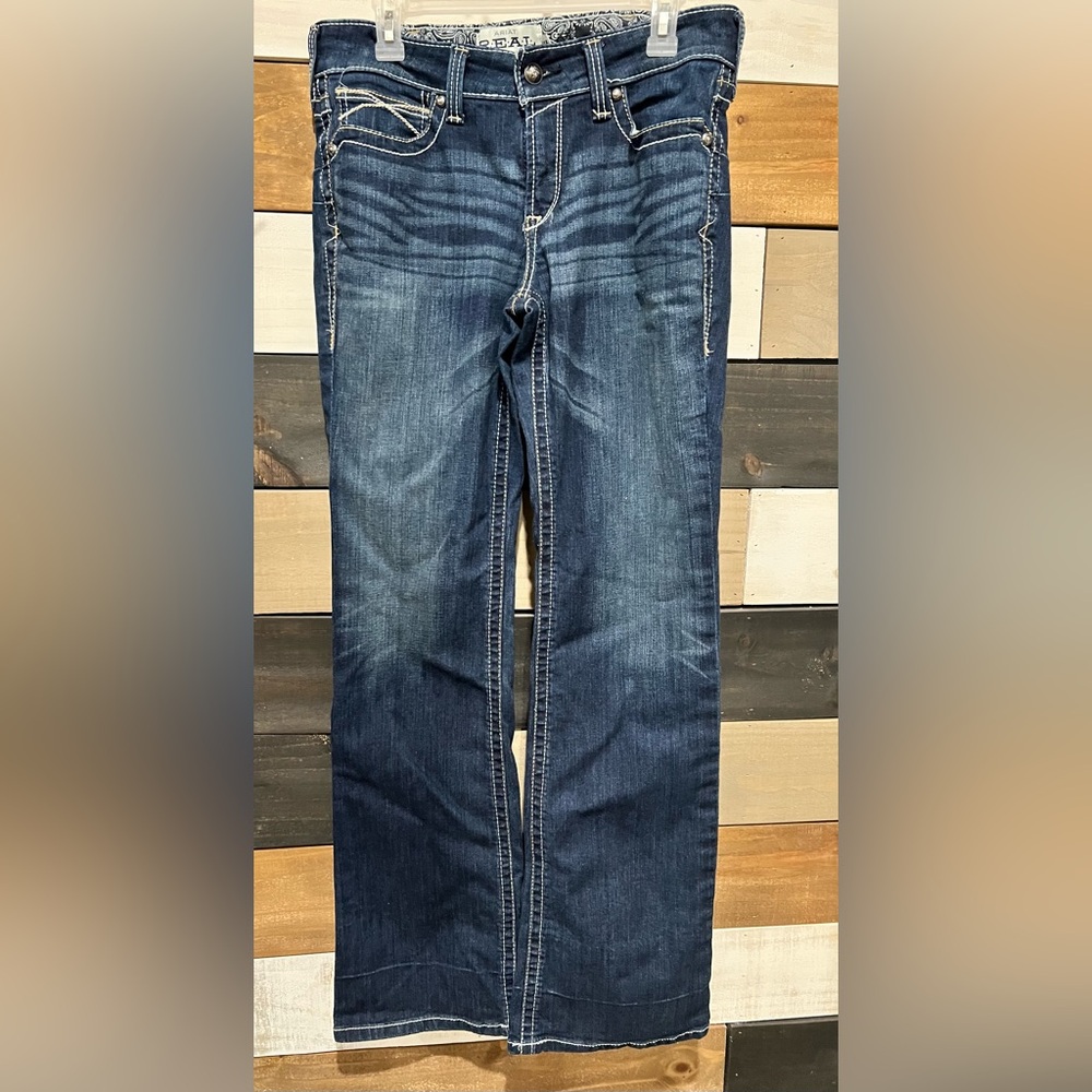 Ariat Women's Boot Cut Jeans - Dark Blue